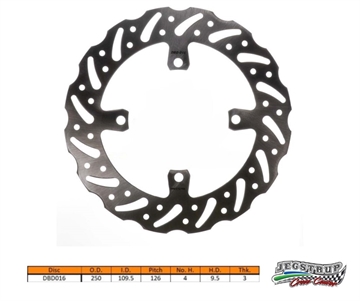 Bremseskive for Delta Braking Kawasaki 450 KLX R årg. 07 - 21 